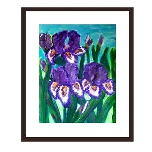 Three Iris          Canvas Art